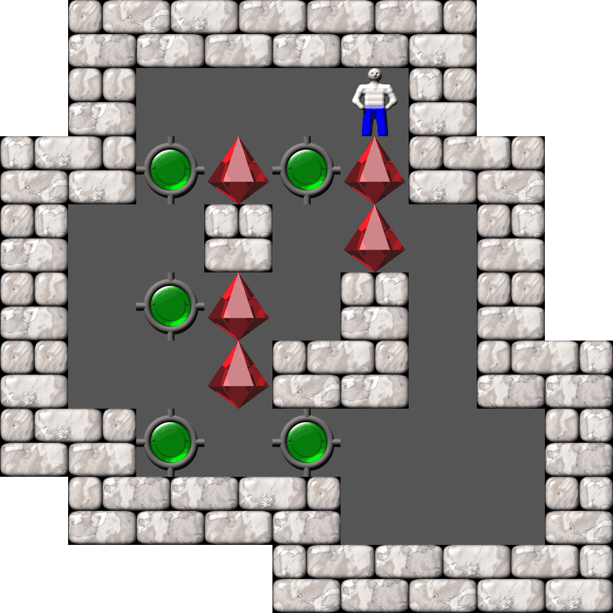 Sokoban Mass Remodel level 364